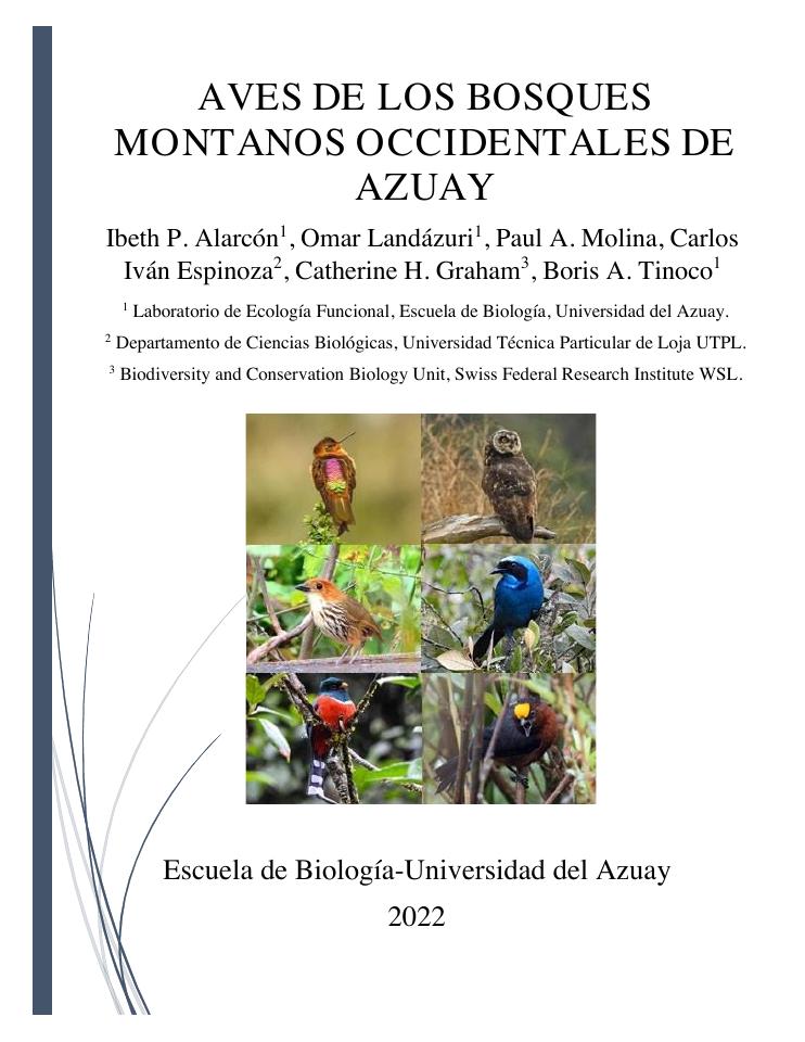 Vista previa: Aves de los bosques montanos occidentales de Azuay