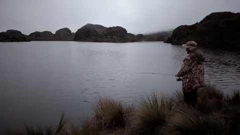 Osohuayco al caer la noche.