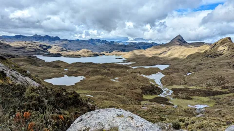 Un conjunto de lagunas en Osohuayco.