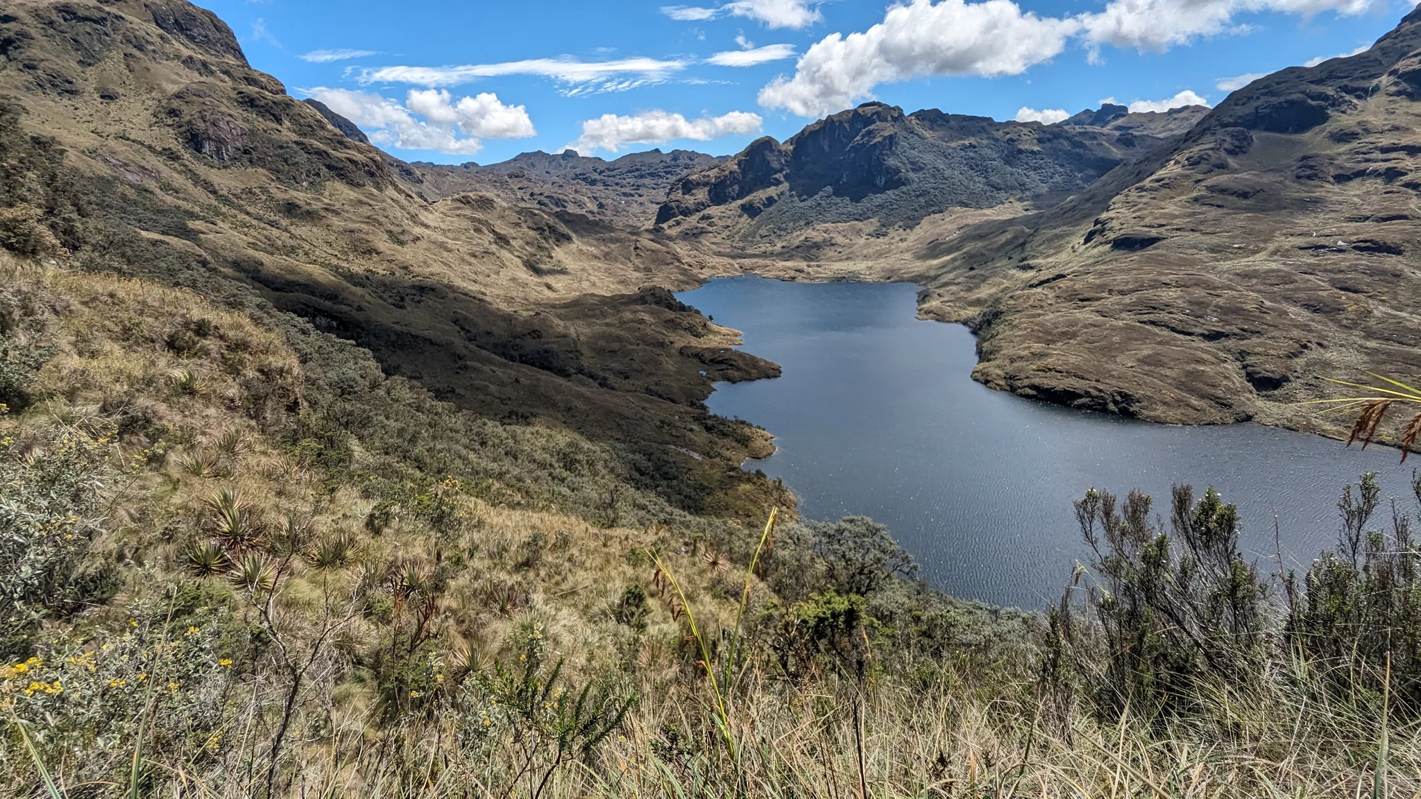 El valle de Mamamag desde arriba.